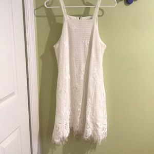White Lace Dress- Francesca’s
